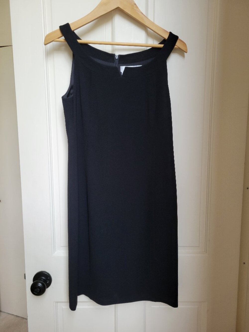 Max Mara Black Sheath Dress